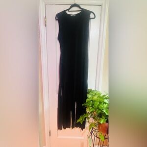 Zara Black Sleeveless Maxi Dress